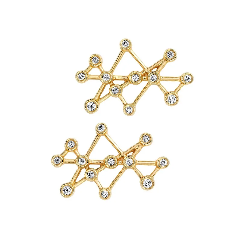 Ladies beaded earrings-Midas Star Studs | Ready to Ship