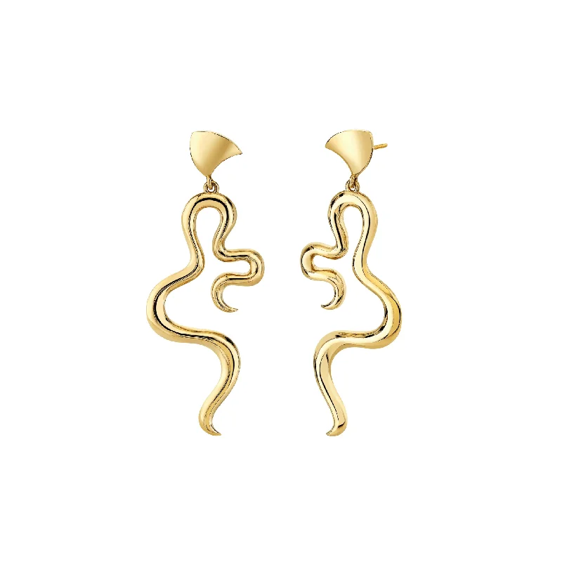 Ladies bold earrings-Petite Enigma Earrings | Ready to Ship