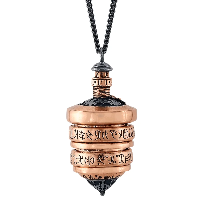 Ladies gold pendant necklaces-Magic: The Gathering X RockLove Sensei's Divining Top Necklace