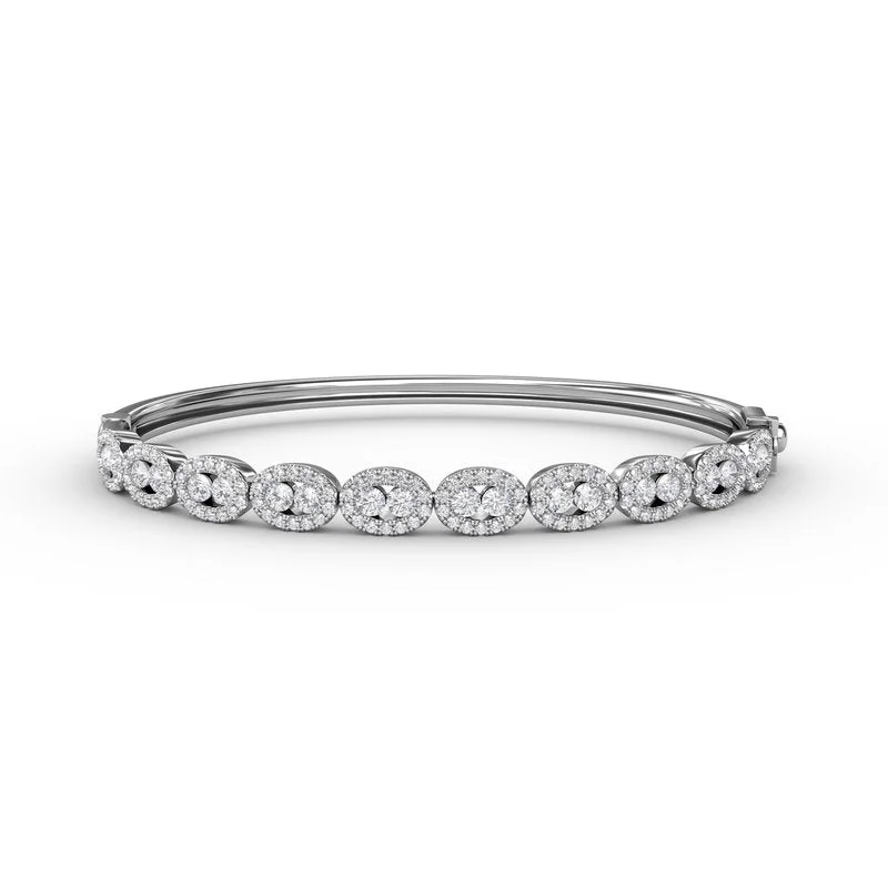 Ladies bangles-Whimsical Diamond Bangle BB1547