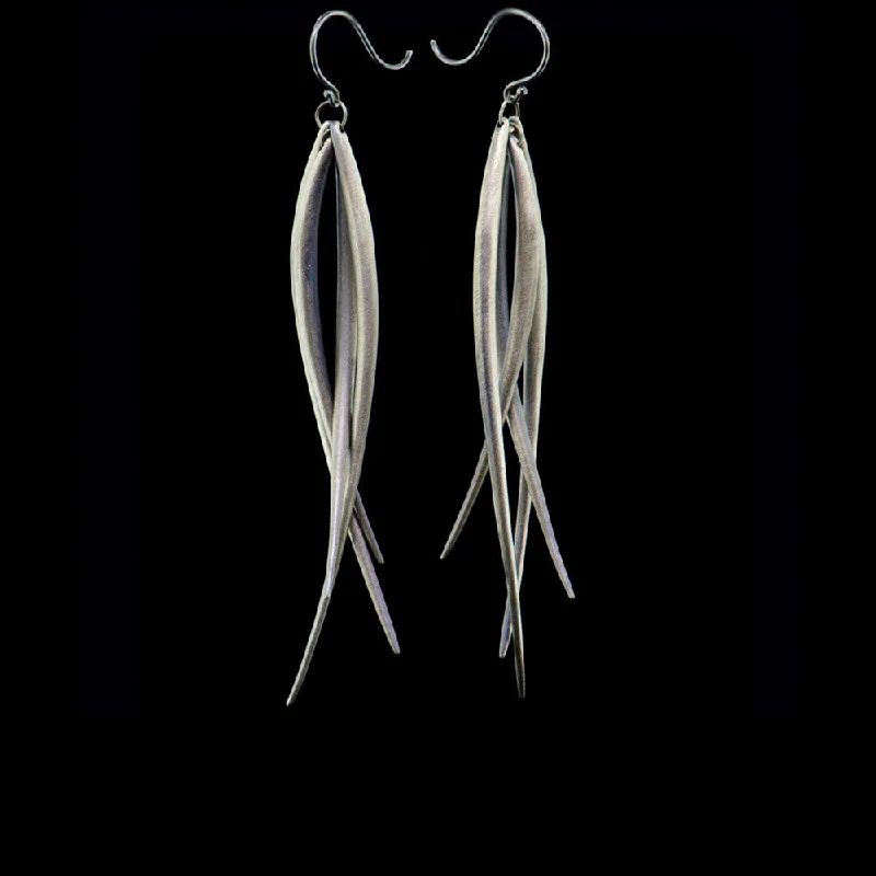 Ladies long earrings-Extra Long Tusk Earring