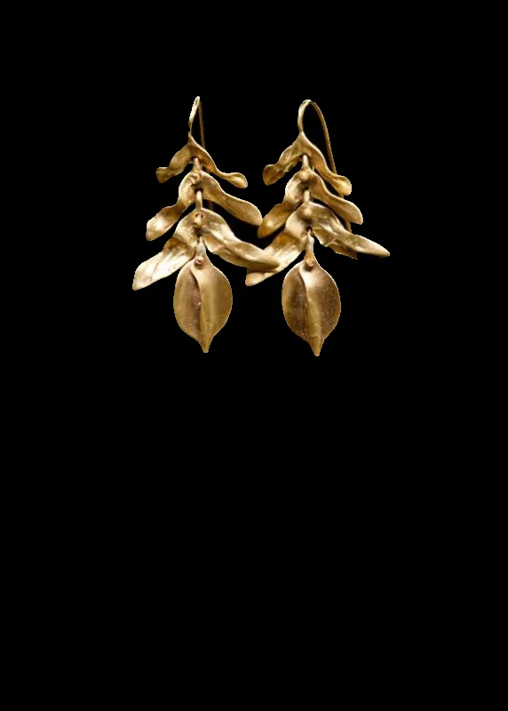 Ladies dangle earrings-Wild Fern Short Earring