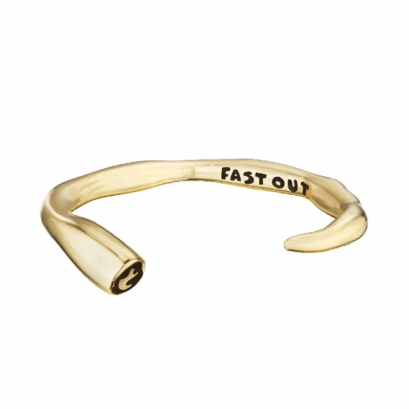 Ladies engraved gold bracelets-Bangle