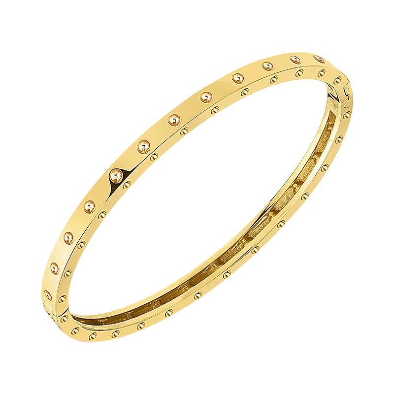 Ladies fancy bracelets-Pois Moi Oval Bangle