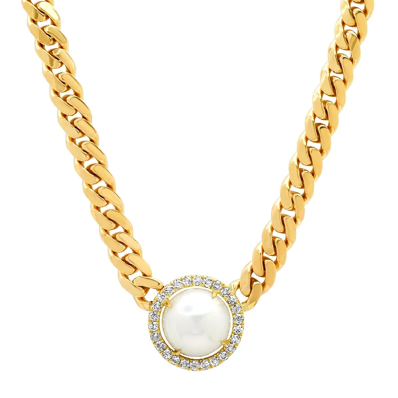 Ladies tennis necklaces-Pearl Necklace