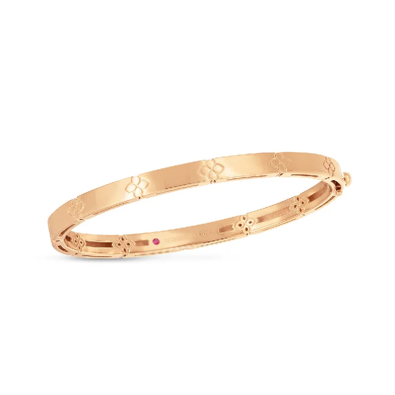 Ladies luxury bangles-Love in Verona Narrow Width Bangle