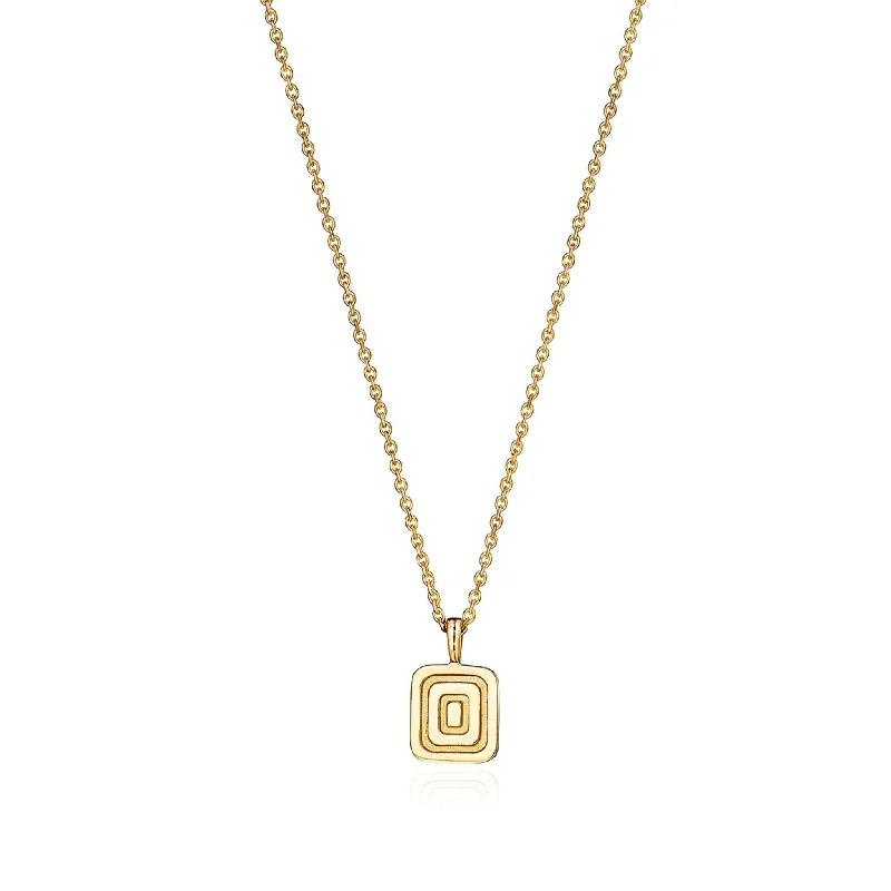 Ladies minimalist necklaces-Piece Icon Pendant Necklace