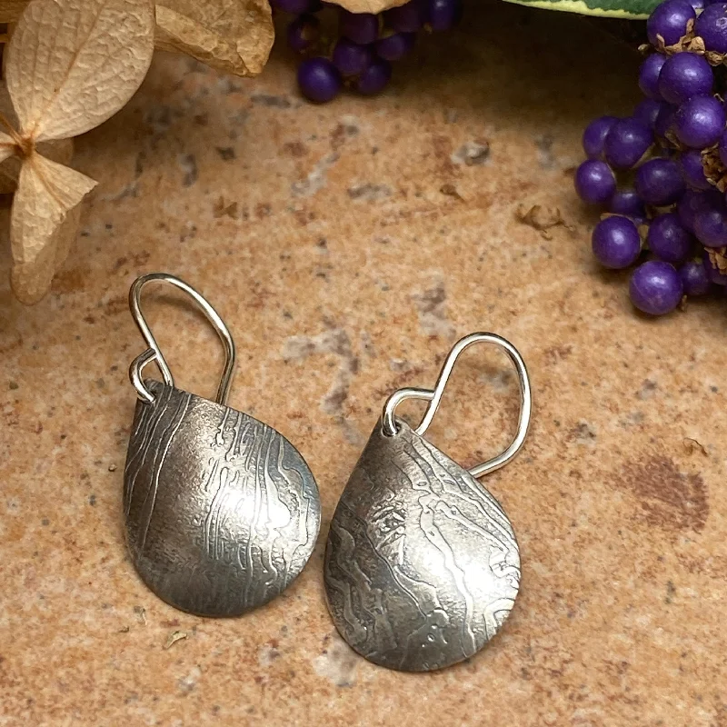 Ladies precious stone earrings-Raindrop Earrings in Two Sizes