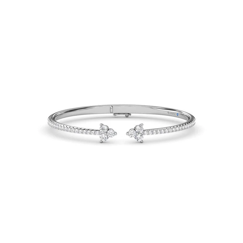 Ladies stackable bracelets-Empire Diamond Bangle BB5010