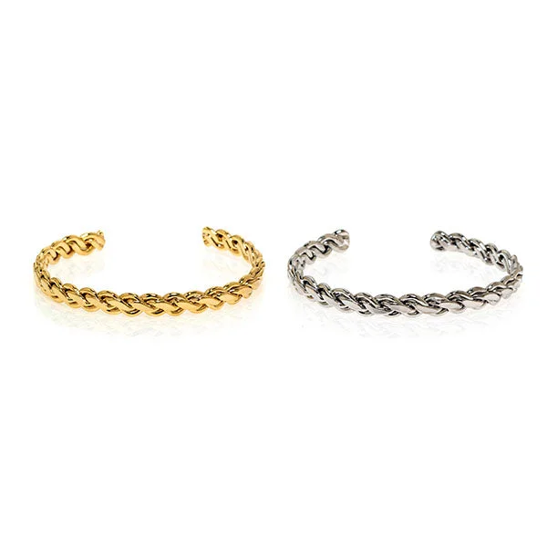 Ladies sleek bracelets-Cubano Bangle