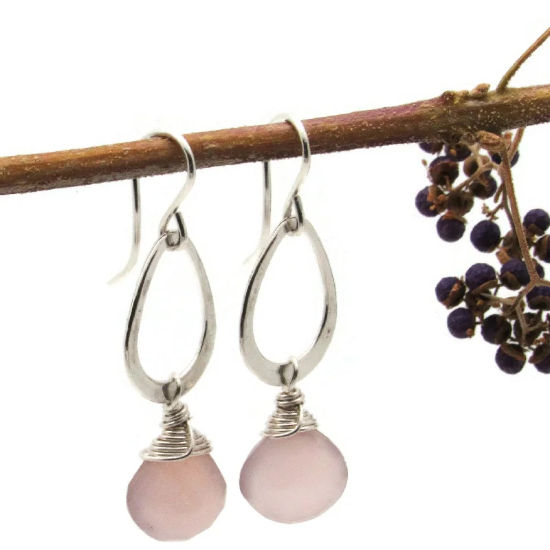 Ladies luxury pearl earrings-Earth Drops Earrings