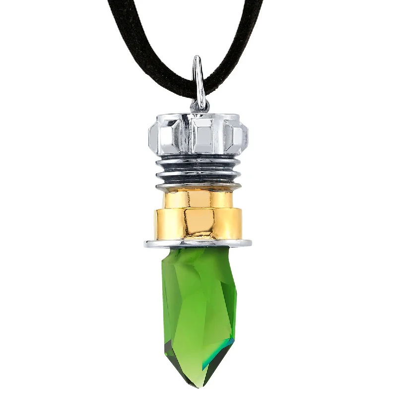 Ladies lock pendant necklaces-Star Wars X RockLove Luke Skywalker Kyber Crystal Necklace