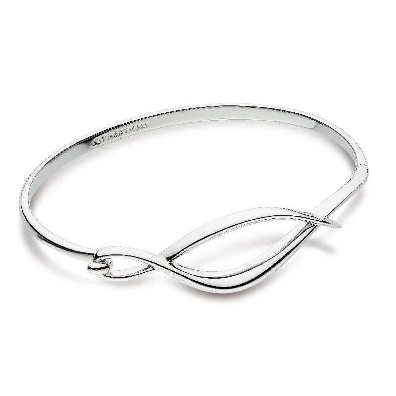 Ladies bangles-Kit Heath Entwine Twine Twist Hinged Bangle