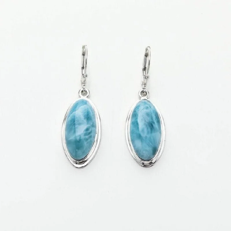 Ladies ear cuffs-Larimar Earrings Britney