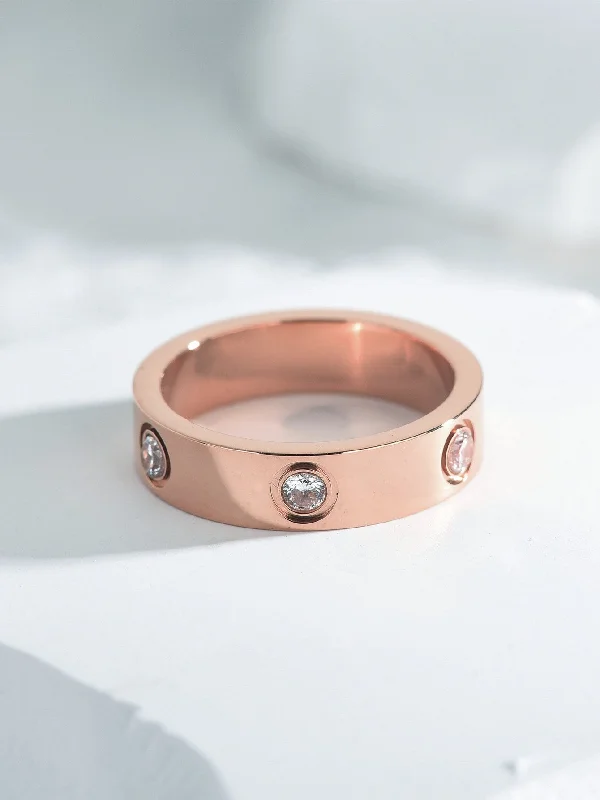 Rose Gold White Diamond No. 9