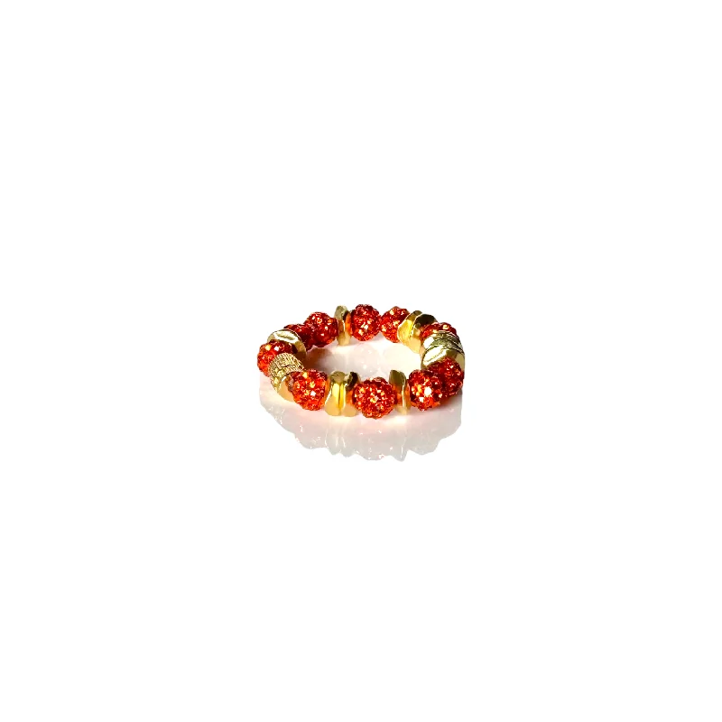 Ladies infinity symbol rings-Reagan Ring - Orange