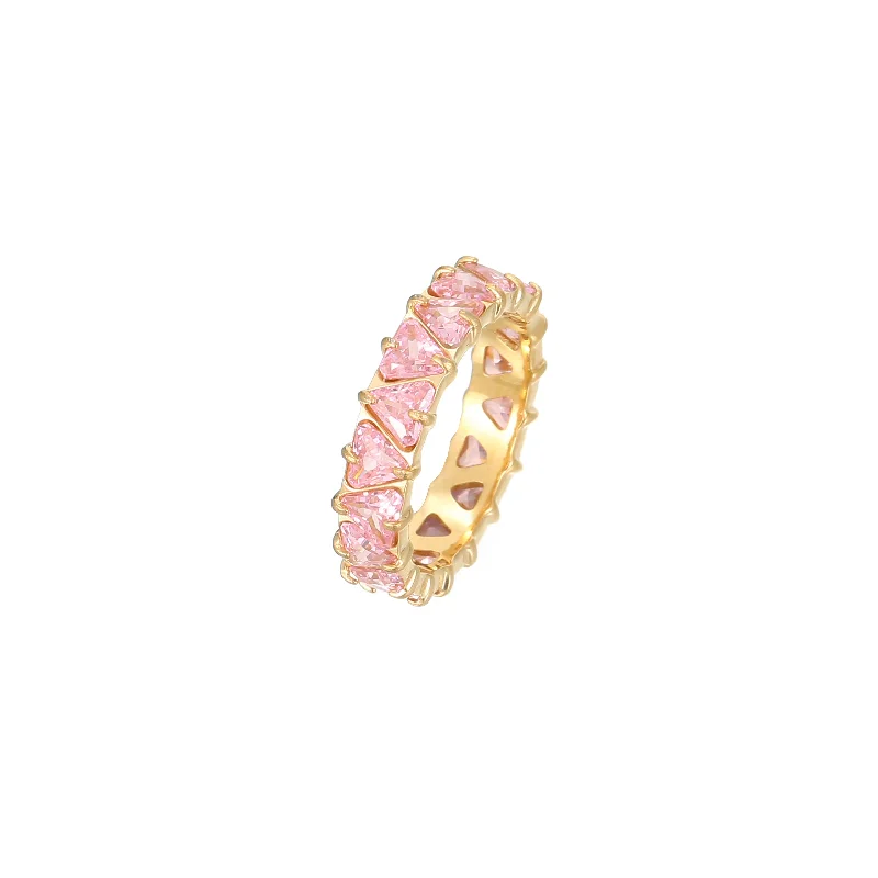 Sak953 Gold Pink Diamond