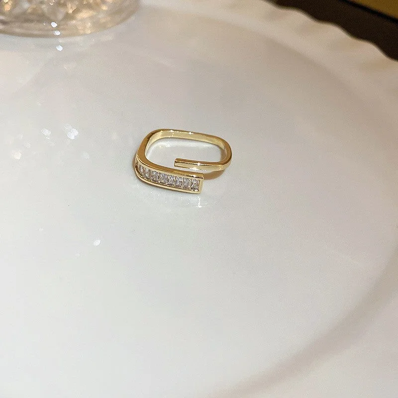 62# Open Ring-Gold (Real Gold Plating)