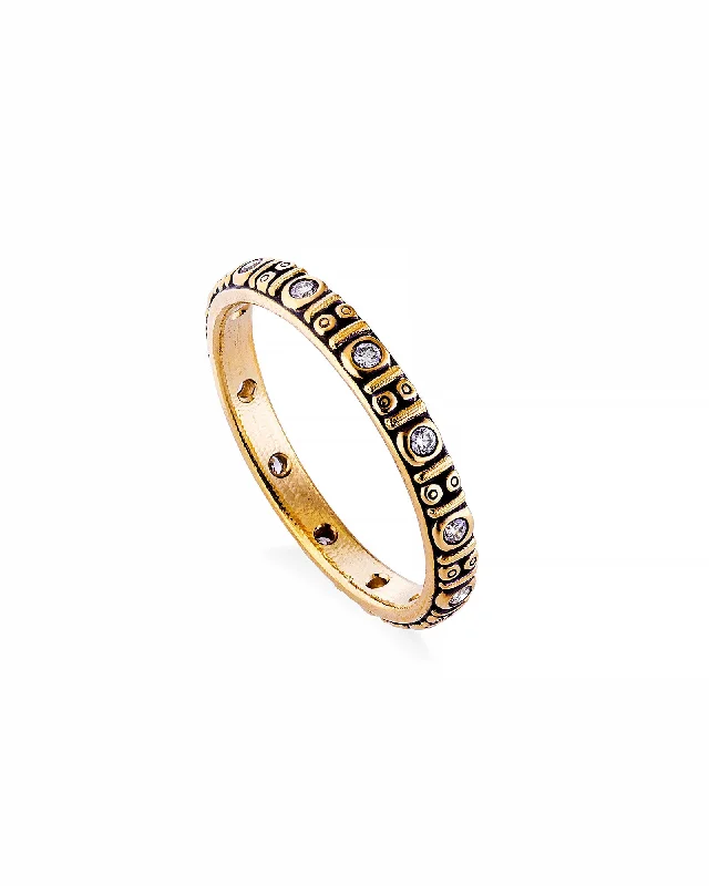 Ladies luxury rings-Circle Band